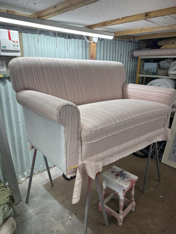 1930's Fully Restored And Reupholstered 2 Seater Sofa. Will be fully complete within the next 7 days.