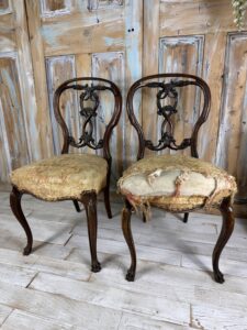 Beautiful Pair of Antique Chairs Due To Be Fully Restored……